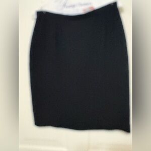 Casual Corner Black Pencil Skirt Knee-Length Work